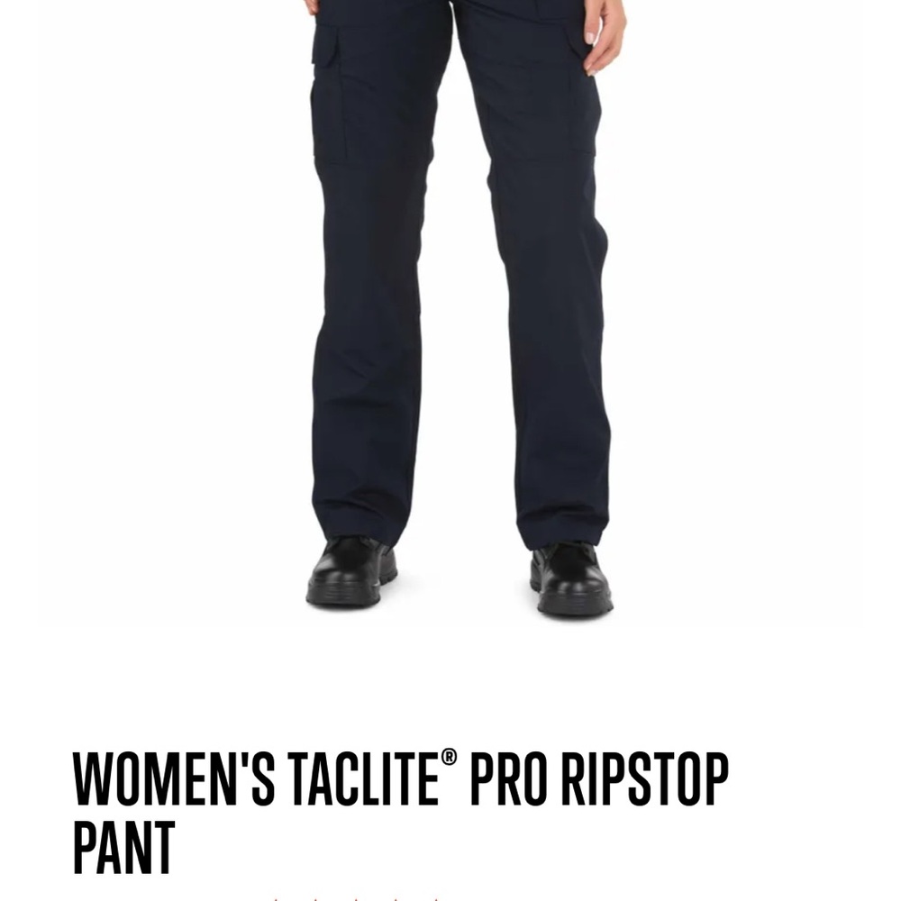 5.11 Tactical Cargo Pants in Blue with Durable Ripstop Fabric